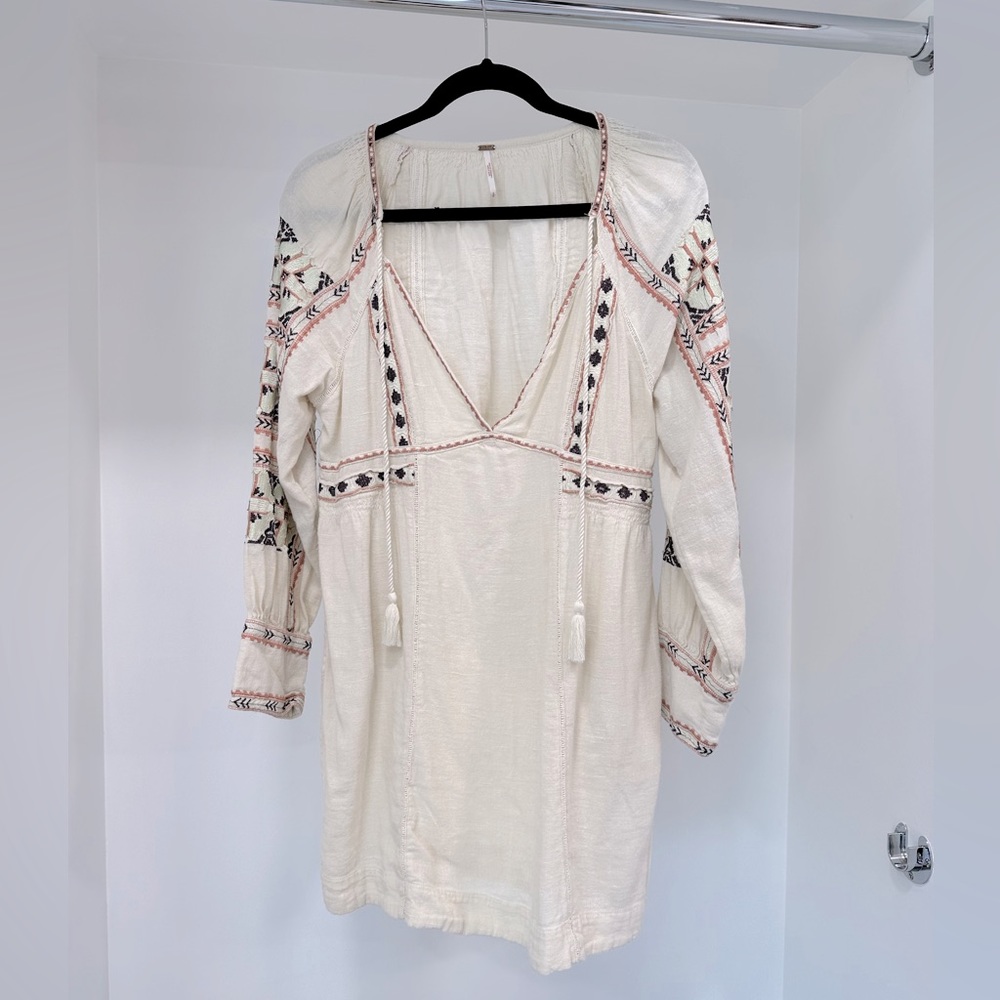 Free people Boho Coverup size small S EUC swim cover dress with pockets